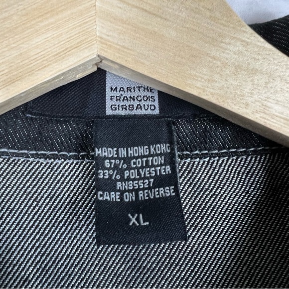 Vintage Y2K Marithe Francois Girbaud Denim Jacket XL - Picture 4 of 4